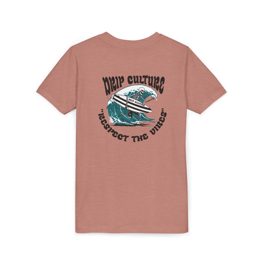 "RESPECT THE VIBES" SURFS UP YOUTH TEE