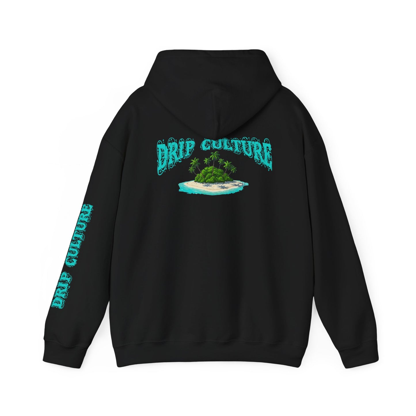 Unisex Hooded Sweatshirt - Drip Culture Island Vibes