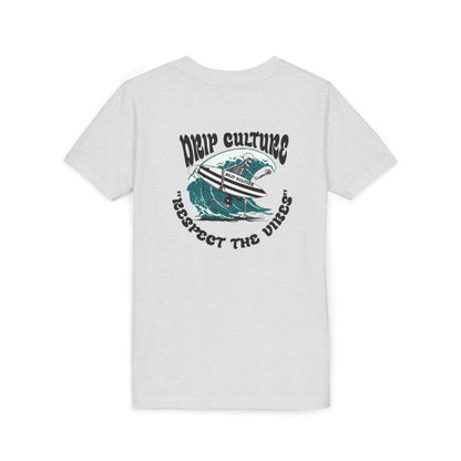 "RESPECT THE VIBES" SURFS UP YOUTH TEE