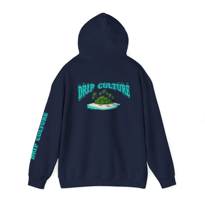 Unisex Hooded Sweatshirt - Drip Culture Island Vibes