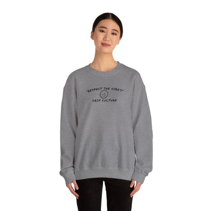 HAPPY "RESPECT THE VIBES" SWEATSHIRT