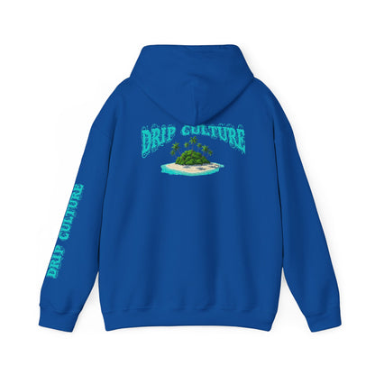 Unisex Hooded Sweatshirt - Drip Culture Island Vibes