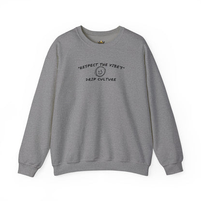 HAPPY "RESPECT THE VIBES" SWEATSHIRT