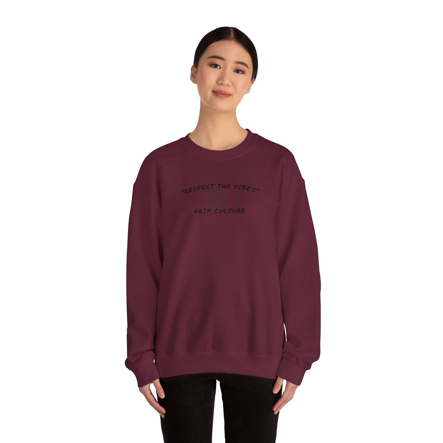 HAPPY "RESPECT THE VIBES" SWEATSHIRT