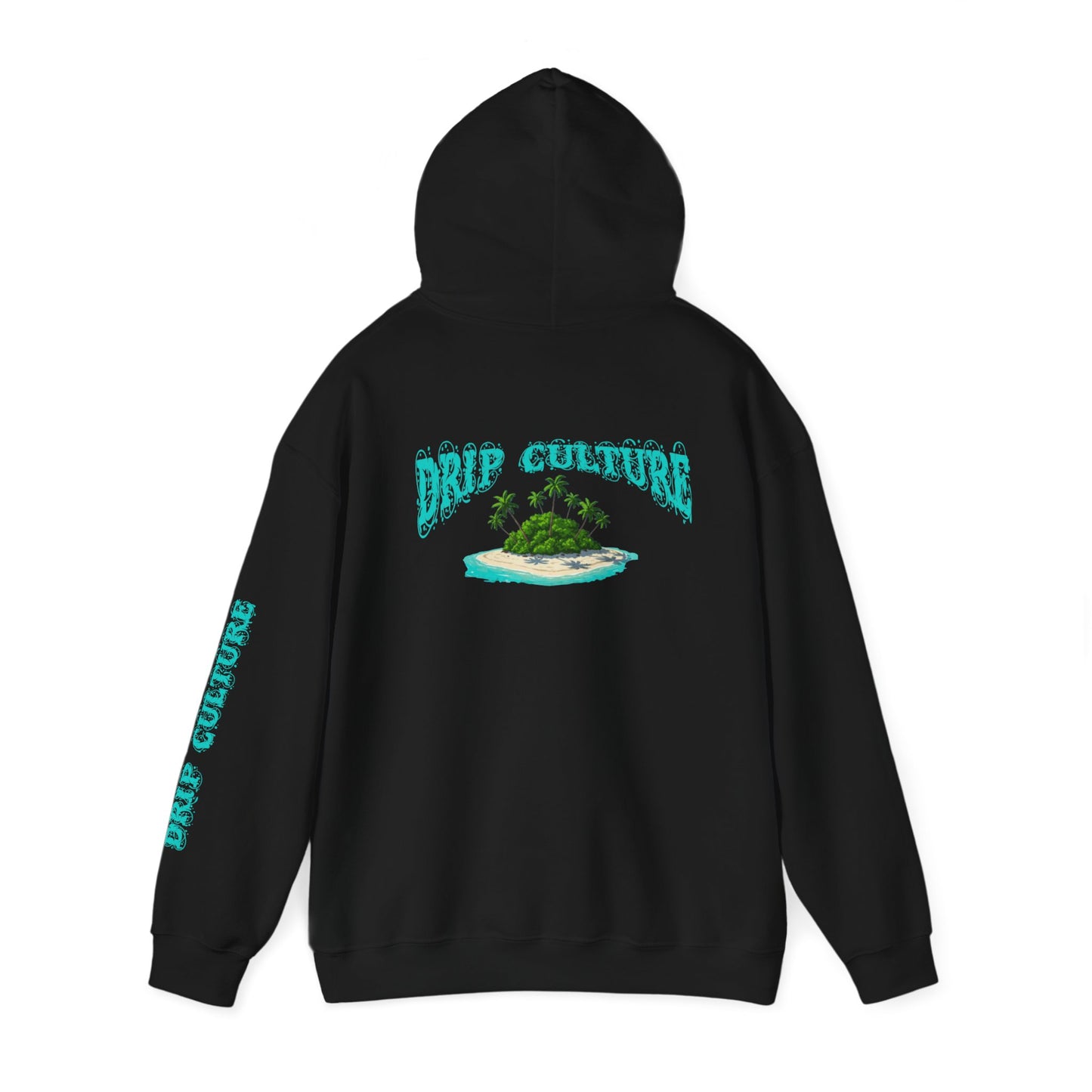 Unisex Hooded Sweatshirt - Drip Culture Island Vibes