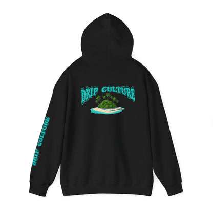 Unisex Hooded Sweatshirt - Drip Culture Island Vibes