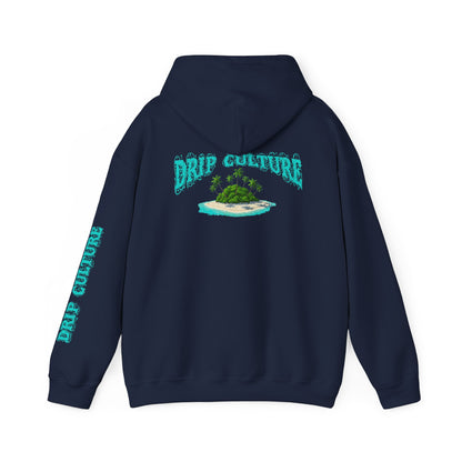Unisex Hooded Sweatshirt - Drip Culture Island Vibes