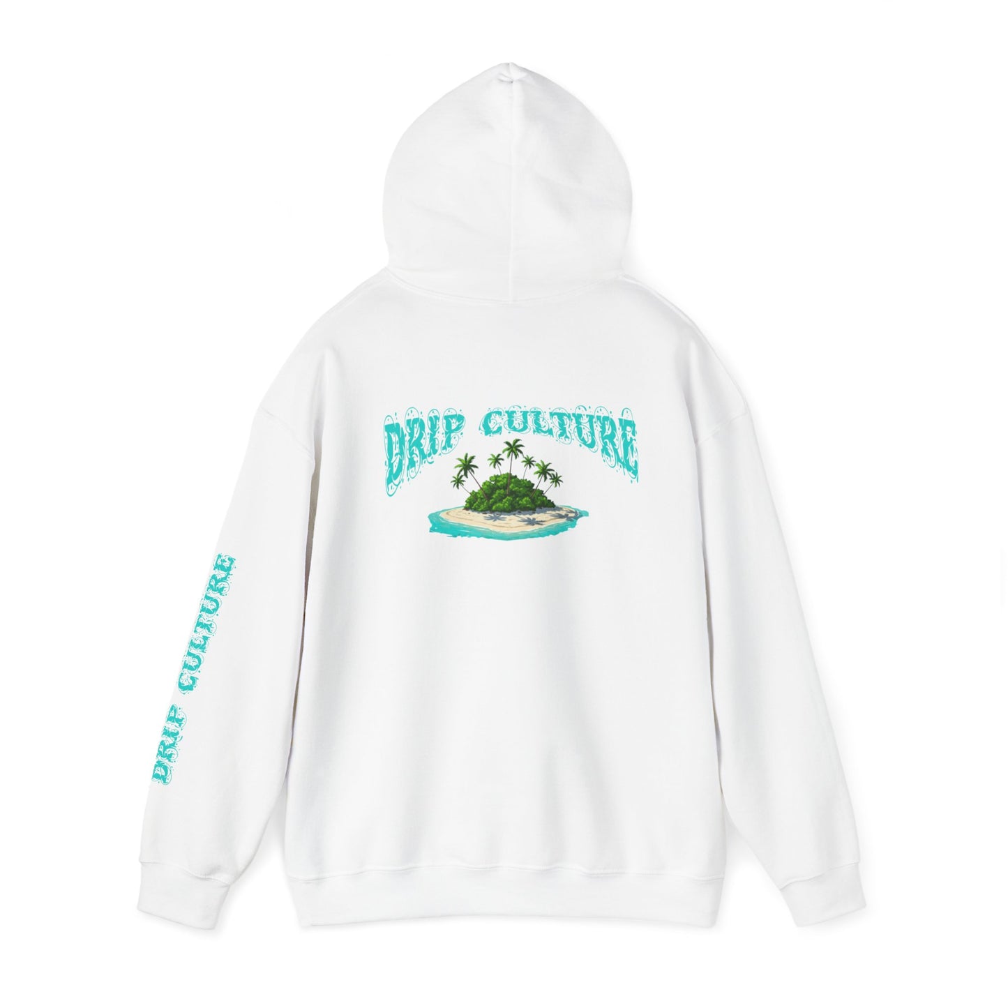 Unisex Hooded Sweatshirt - Drip Culture Island Vibes