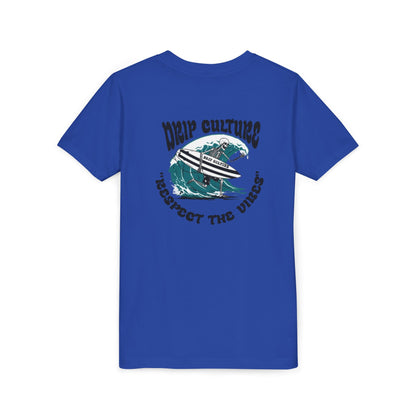 "RESPECT THE VIBES" SURFS UP YOUTH TEE